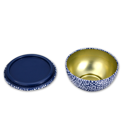 luxury tin boxes wholesale with bowl shape